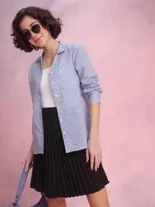 DressBerry Standard Striped Pure Cotton Casual Shirt