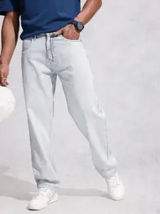 WROGN Men Loose Fit Heavy Fade Pure Cotton Jeans