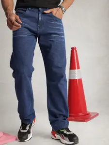 WROGN Men Anti Low Distress Light Fade Stretchable Jeans