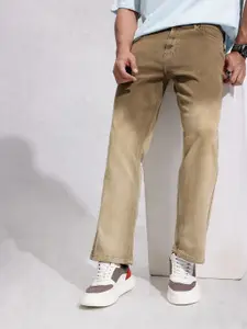 WROGN Men Bootcut Light Fade Ombre Jeans