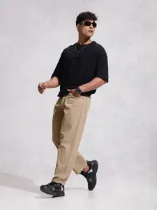 WROGN Men Loose Fit Pure Cotton Jeans