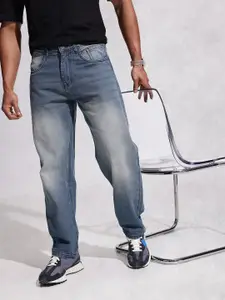 WROGN Men Loose Fit Heavy Fade Pure Cotton Jeans