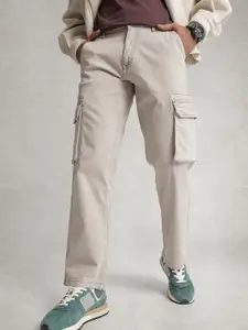 WROGN Men Anti Fit Cargo Style Stretchable Jeans