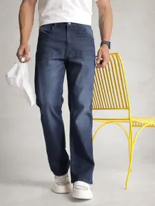 WROGN Men Bootcut Heavy Fade Stretchable Jeans