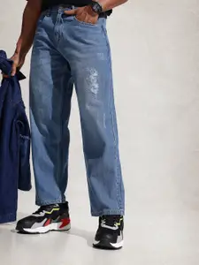 WROGN Men Loose Fit Light Fade Pure Cotton Jeans