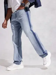 WROGN Men Anti Fit Dual Tone Light Fade Jeans