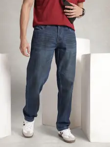 WROGN Men Pure Cotton Anti Fit Light Fade Jeans