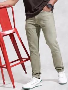 WROGN Men Slim Fit Light Fade Stretchable Jeans