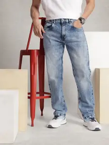 WROGN Men Anti Fit Heavy Fade Stretchable Jeans