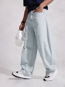 WROGN Men Balloon Fit Light Fade Pure Cotton Jeans