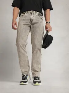 WROGN Men Anti Fit Heavy Fade Stretchable Jeans