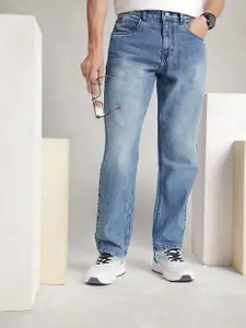 WROGN Men Pure Cotton Anti Fit Heavy Fade Jeans