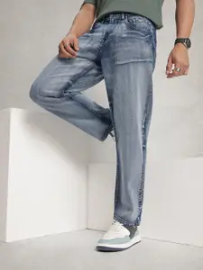 WROGN Men Loose Fit Heavy Fade Pure Cotton Jeans
