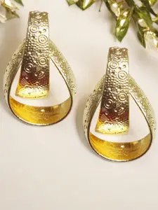 OOMPH Teardrop Shaped Drop Earrings