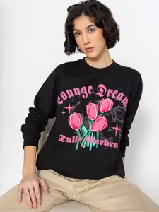 Lounge Dreams Women Printed Sweatshirt