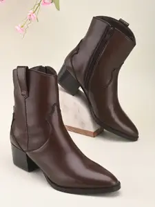 The Roadster Lifestyle Co Women Block Heeled Chelsea Boots