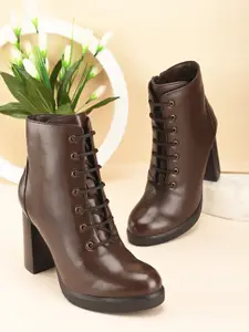 The Roadster Lifestyle Co Women Block-Heeled Ankle Boots