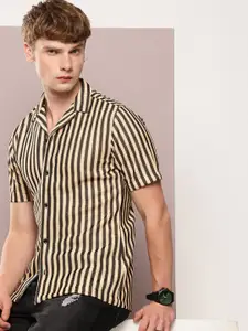 Kook N Keech Opaque Striped Casual Shirt