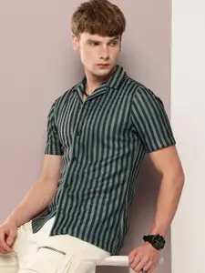 Kook N Keech Opaque Striped Casual Shirt