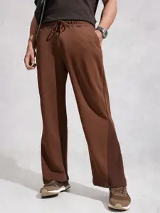 WROGN Men Paneling Detail Oversized Track Pant