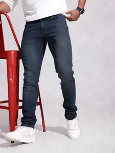 WROGN Men Slim Fit Light Fade Stretchable Jeans