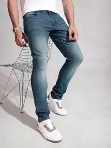 WROGN Men Slim Fit Light Fade Stretchable Jeans