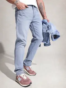 WROGN Men Anti Fit Light Fade Stretchable Jeans