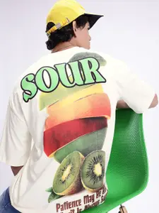 Kook N Keech Oversized Fit Graphic Printed Pure Cotton T-shirt