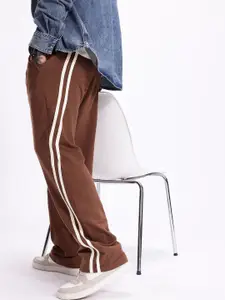 Kook N Keech Men Pure Cotton Relaxed Fit Track Pants