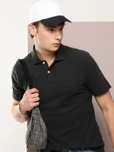 Kook N Keech Solid Polo Collar Pure Cotton T-shirt