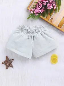 Happy Faces Kids Girls Striped Shorts