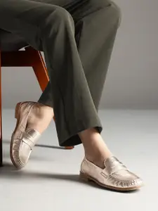 Kenneth Cole Leather Women Leather Penny Loafers