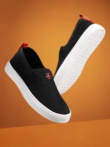 WROGN Men Woven Design Slip-On Shoes
