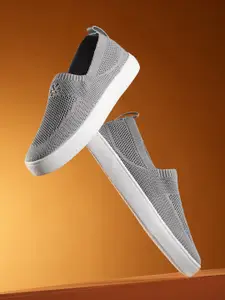 WROGN Men Woven Design Slip-On Shoes