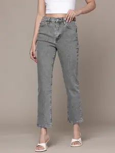 MANGO Women Slim Fit  Cropped Stretchable Jeans