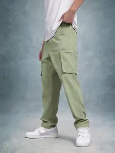 The Roadster Life Co. Men Pure Cotton Relaxed Fit Cargos