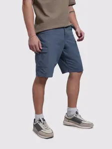 The Roadster Life Co. Men Mid-Rise Pure Cotton Relaxed Fit Cargo-Style Shorts