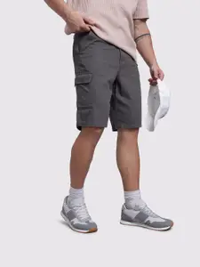 The Roadster Life Co. Men Mid-Rise Pure Cotton Relaxed Fit Cargo-Style Shorts