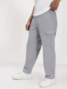 The Roadster Life Co. Men Pure Cotton Relaxed Fit Cargos Trousers