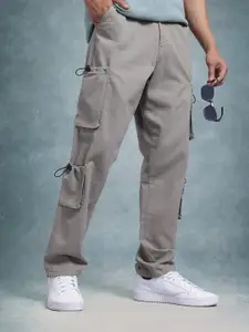 The Roadster Life Co. Men Pure Cotton Cargos