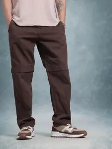 The Roadster Life Co. Men Paneled Straight Fit Chinos