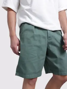 The Roadster Life Co. Men Pure Cotton Relaxed Fit Chino Shorts
