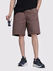 The Roadster Life Co. Men Pure Cotton Relaxed Chino Shorts
