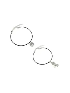 HIGH TRENDZ Women Set of 2 Anklets