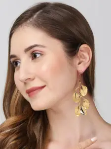 OOMPH Leaf Shaped Drop Earrings
