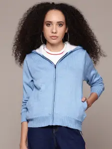 The Roadster Lifestyle Co. Women Hooded Sweater