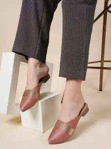 Luxyfeel Women Mules with Bows Flats