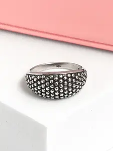 LeCalla 925 Sterling Silver Silver-Plated Finger Ring
