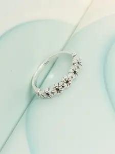 LeCalla 925 Sterling Silver Plated Finger Ring