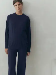 MANGO Round-Neck Maternity Pullover